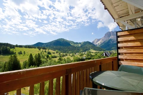 Open the door and step out onto your private balcony!