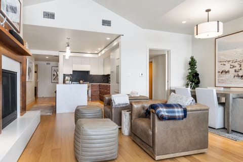 Living Area and Kitchen