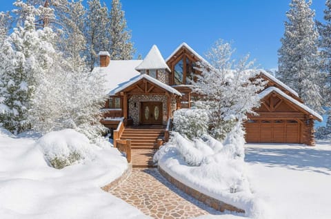The estate in the snow