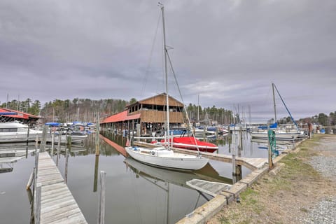 Gilford Vacation Rental | 1BR | 1.5BA | Step-Free Entry w/ Ramp | 700 Sq Ft