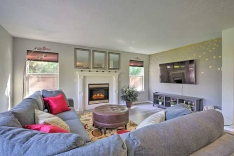 Sink into these comfy cushions. Sectional from Skandinavian Designs. We deep clean this sofa regularly.