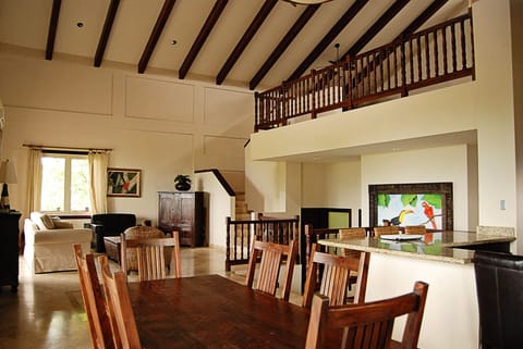 Dining room & living room