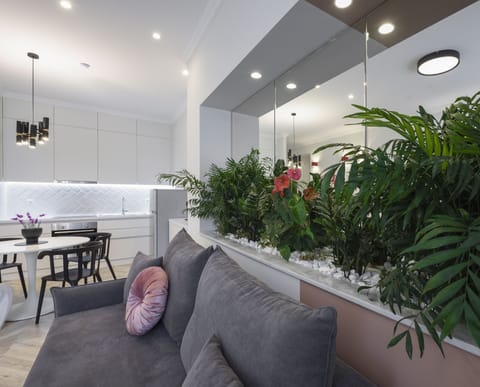 Superior Apartment, Balcony, City View | Living area | Smart TV, Netflix