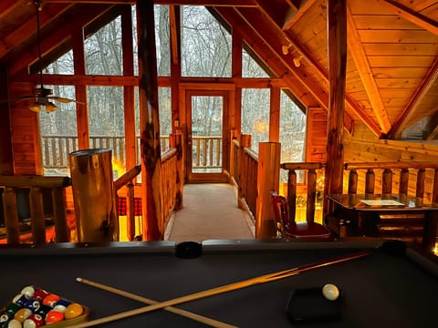 Early Morning in the loft area