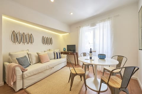 Apartment, 1 Bedroom, Ground Floor | Living area | Flat-screen TV
