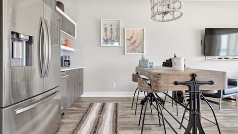 1st Living Area with Foosball Table and Kitchenette