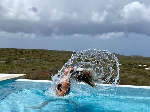 Fun in the pool.