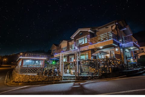 Front of property - evening/night