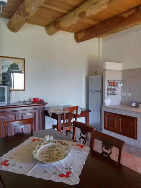 Full-size fridge, oven, stovetop, dishwasher