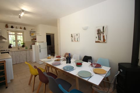 Enjoy delicious food in the villa kitchen