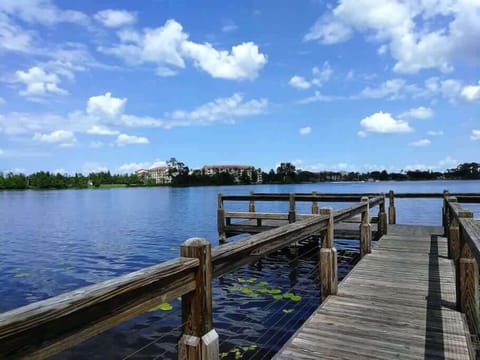 Lake View from Clubhouse looking out onto the peaceful waters of Racoon Lake.  This inviting photo gives you an idea of how relaxing of a time you can experience here as our guests.