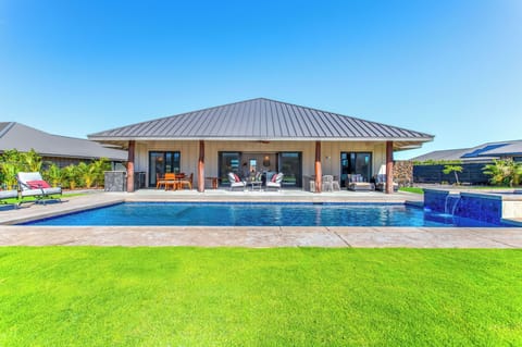 Pool and large backyard