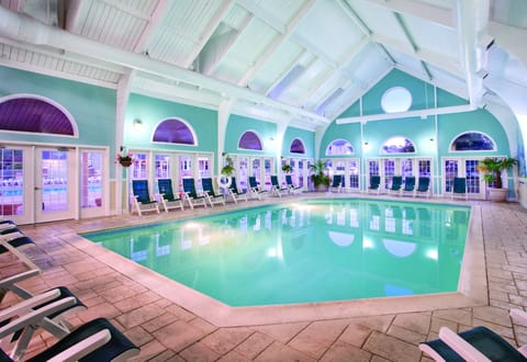 Indoor pool, outdoor pool, open 7:00 AM to 10:00 PM, pool umbrellas