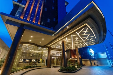 Front of property - evening/night