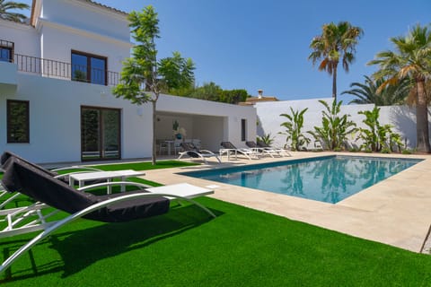Terrace and pool