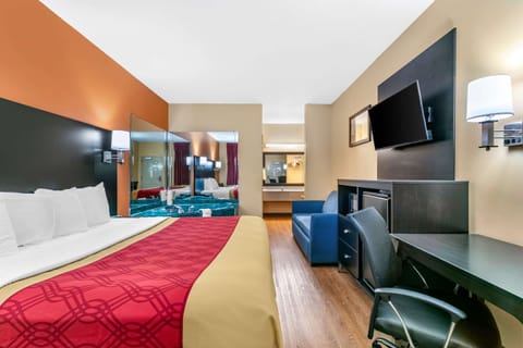 Egyptian cotton sheets, premium bedding, desk, laptop workspace