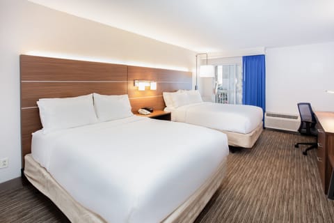 Room, 2 Queen Beds, Accessible, City View (Communication, Accessible Tub) | In-room safe, desk, iron/ironing board, free cribs/infant beds