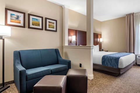 Suite, 1 King Bed with Sofa bed, Non Smoking | Desk, blackout drapes, iron/ironing board, rollaway beds (surcharge)