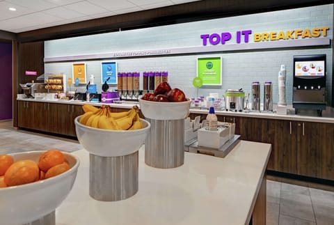 Free daily buffet breakfast