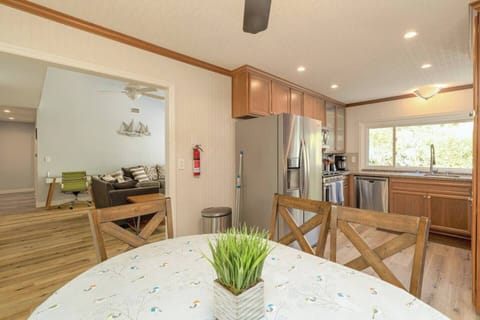 Dining and kitchen area