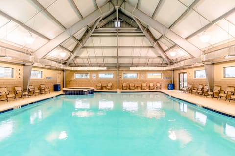 Indoor pool, outdoor pool