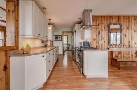 Galley style kitchen