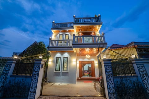 Front of property - evening/night