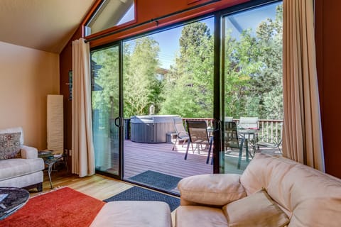 Double Door Slider to the Expansive Deck