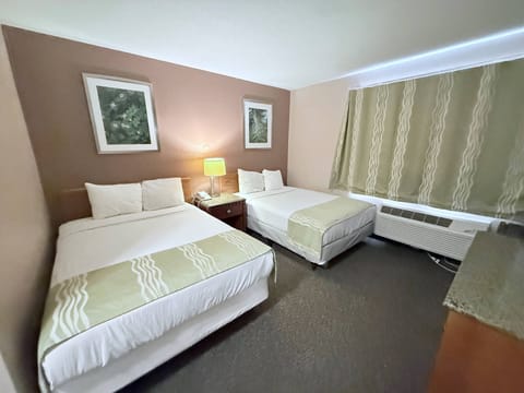 Room, 2 Double Beds | Desk, free WiFi, bed sheets