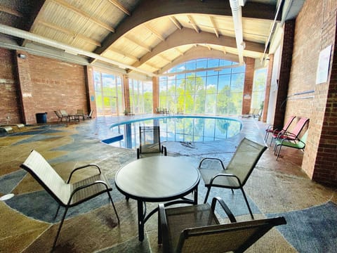 Indoor pool, seasonal outdoor pool