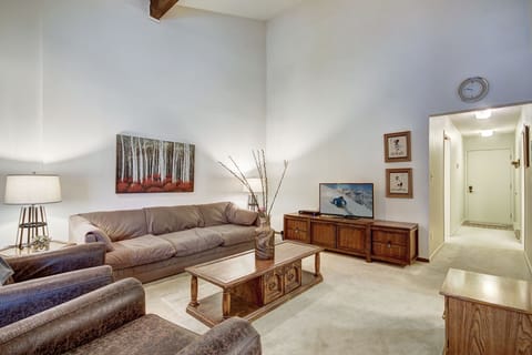 Living Area - Peak One 206 - Frisco Vacation Rental