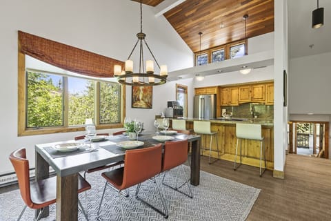 Charming dining space with seating for six—made for shared meals and memorable moments