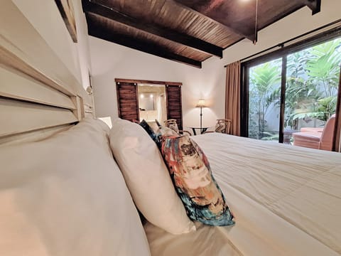 Superior Room w/Patio | Premium bedding, in-room safe, individually decorated
