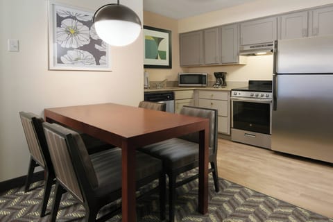 Suite, 2 Bedrooms | Private kitchen | Fridge, microwave, dishwasher, coffee/tea maker