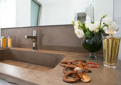 Shower, rainfall showerhead, hair dryer, bidet