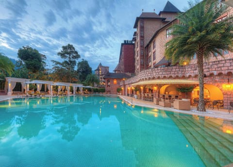Outdoor pool, open 7:30 AM to 9:00 PM, pool umbrellas, sun loungers