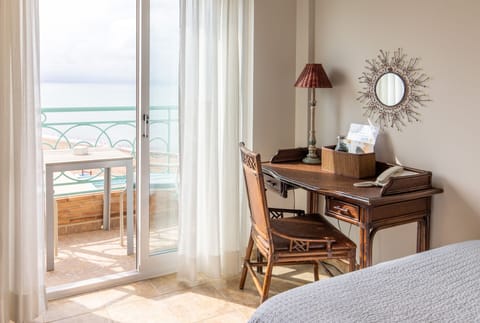 Down comforters, memory foam beds, in-room safe, desk