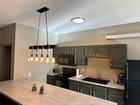 Apartment | Private kitchen | Microwave, stovetop, toaster