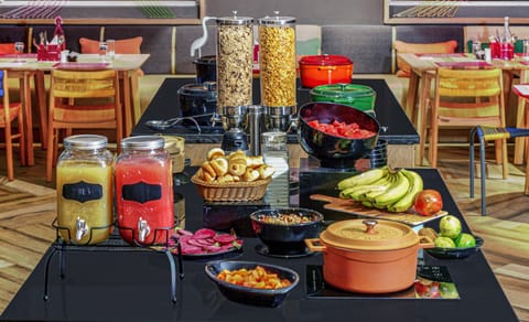 Buffet breakfast for a fee