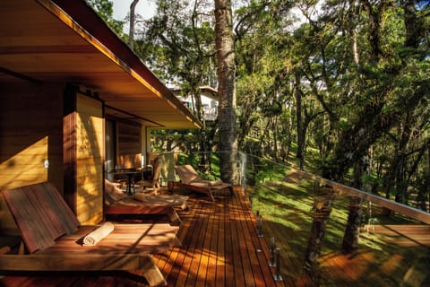 Araucaria Luxury Chalet | Terrace/patio