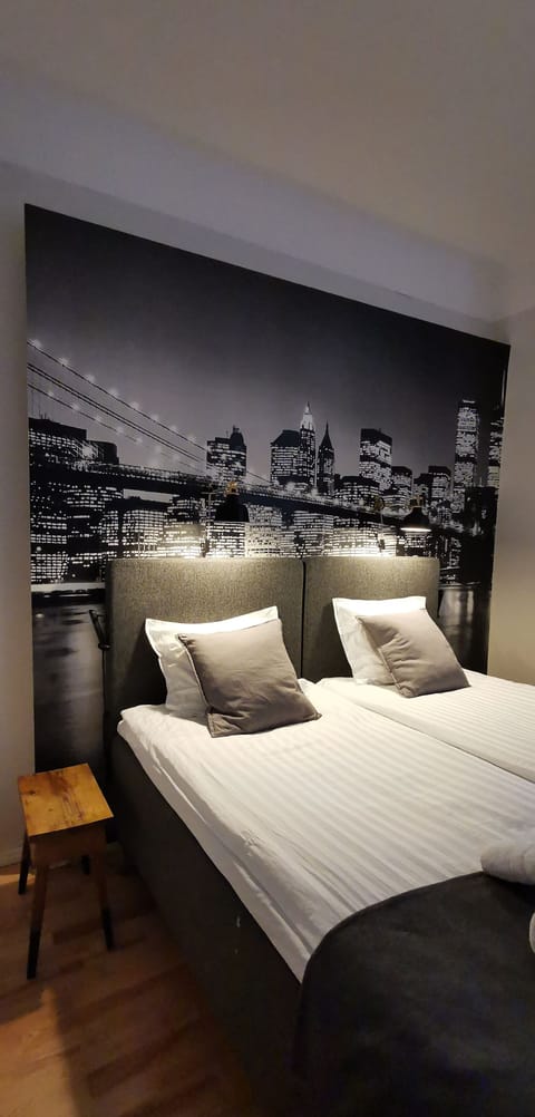 Premium bedding, down comforters, pillowtop beds, blackout drapes