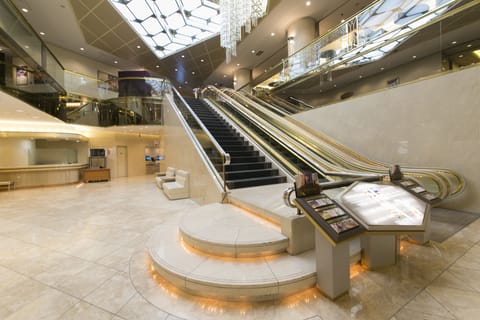Interior entrance