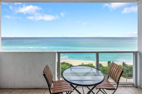 Balcony facing the Atlantic ocean