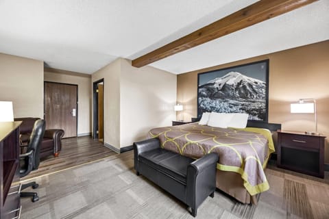 Room, 1 King Bed, Accessible, Non Smoking (Mobility) | Desk, laptop workspace, cribs (free), rollaway beds (surcharge)