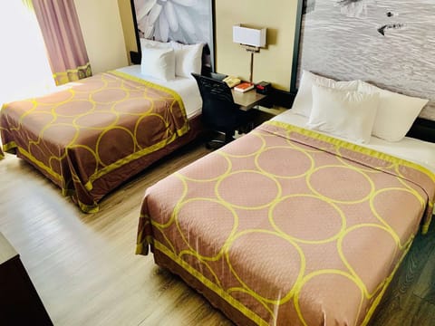 Room, 2 Queen Beds, Non Smoking | Hypo-allergenic bedding, in-room safe, desk, laptop workspace