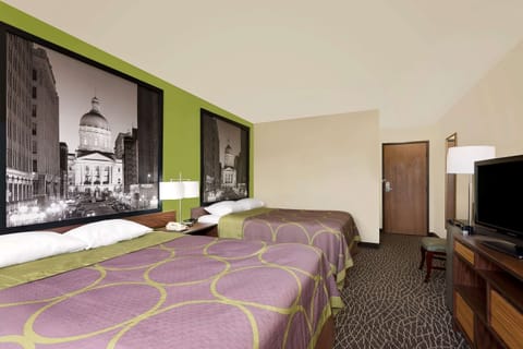 Standard Room, 2 Queen Beds | Desk, iron/ironing board, free cribs/infant beds, free WiFi