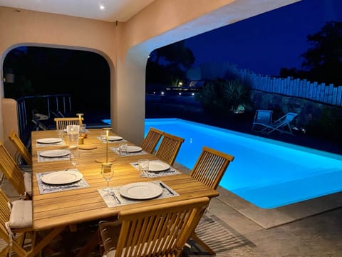 Pool and exterior dining