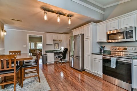Fully stocked kitchen