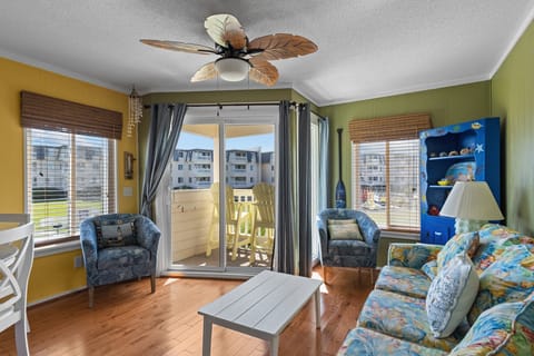 Living Area With Great Deck Views