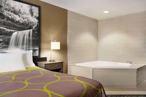 Studio Suite, 1 Queen Bed, Non Smoking | Desk, blackout drapes, iron/ironing board, free cribs/infant beds